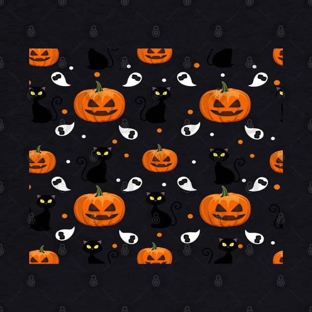 Halloween Pattern by DragonTees